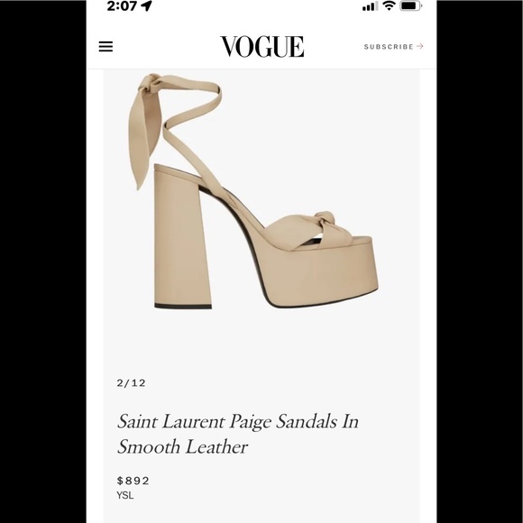 70’s NUDE PLATFORM SANDALS VEGAN SUEDE - Picture 2 of 16